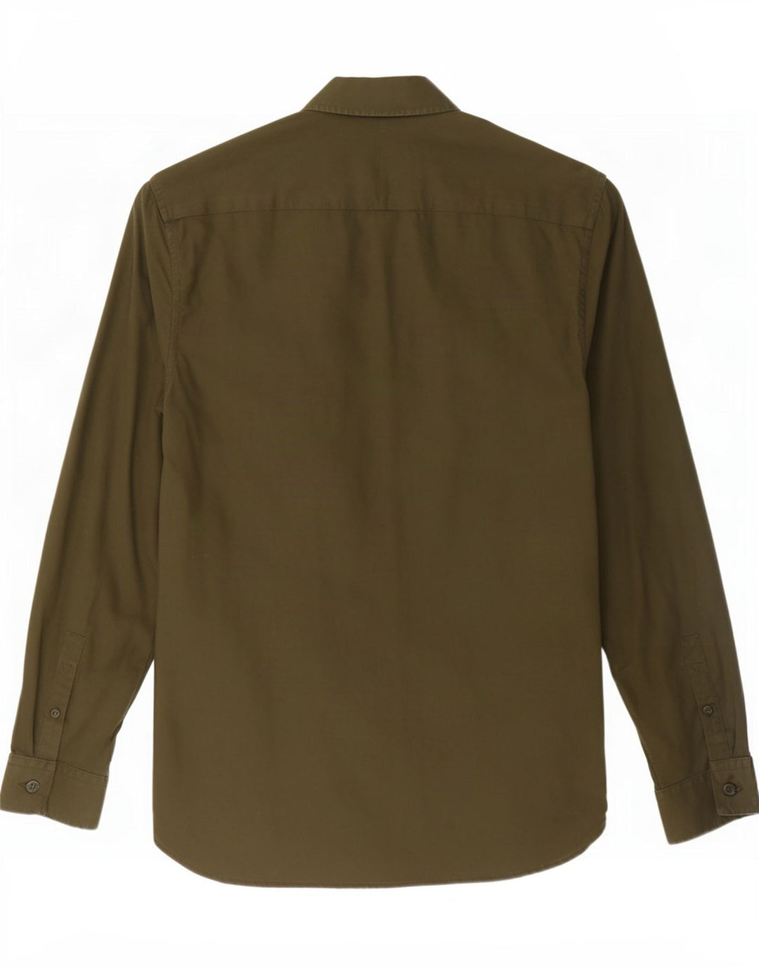 Fred Perry Herrenhemd Small Khaki Baumwolle