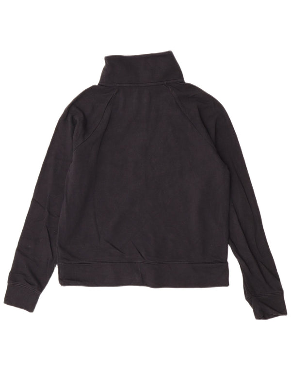 Under Armour Damen-Pullover-Trainingsanzugoberteil mit Reißverschluss, UK 10, Größe S, Schwarz