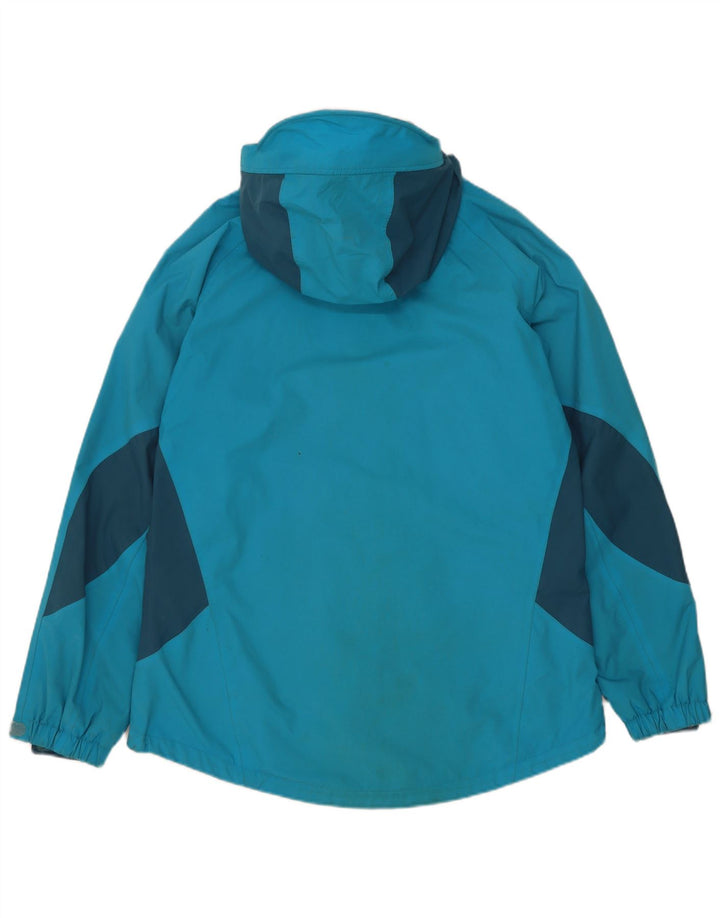 Sprayway Damen-Regenjacke mit Kapuze, UK 12, Mittelblau, Colourblock-Polyamid
