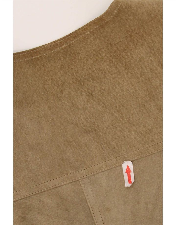 Pionier Herren Wildlederweste Medium Khaki