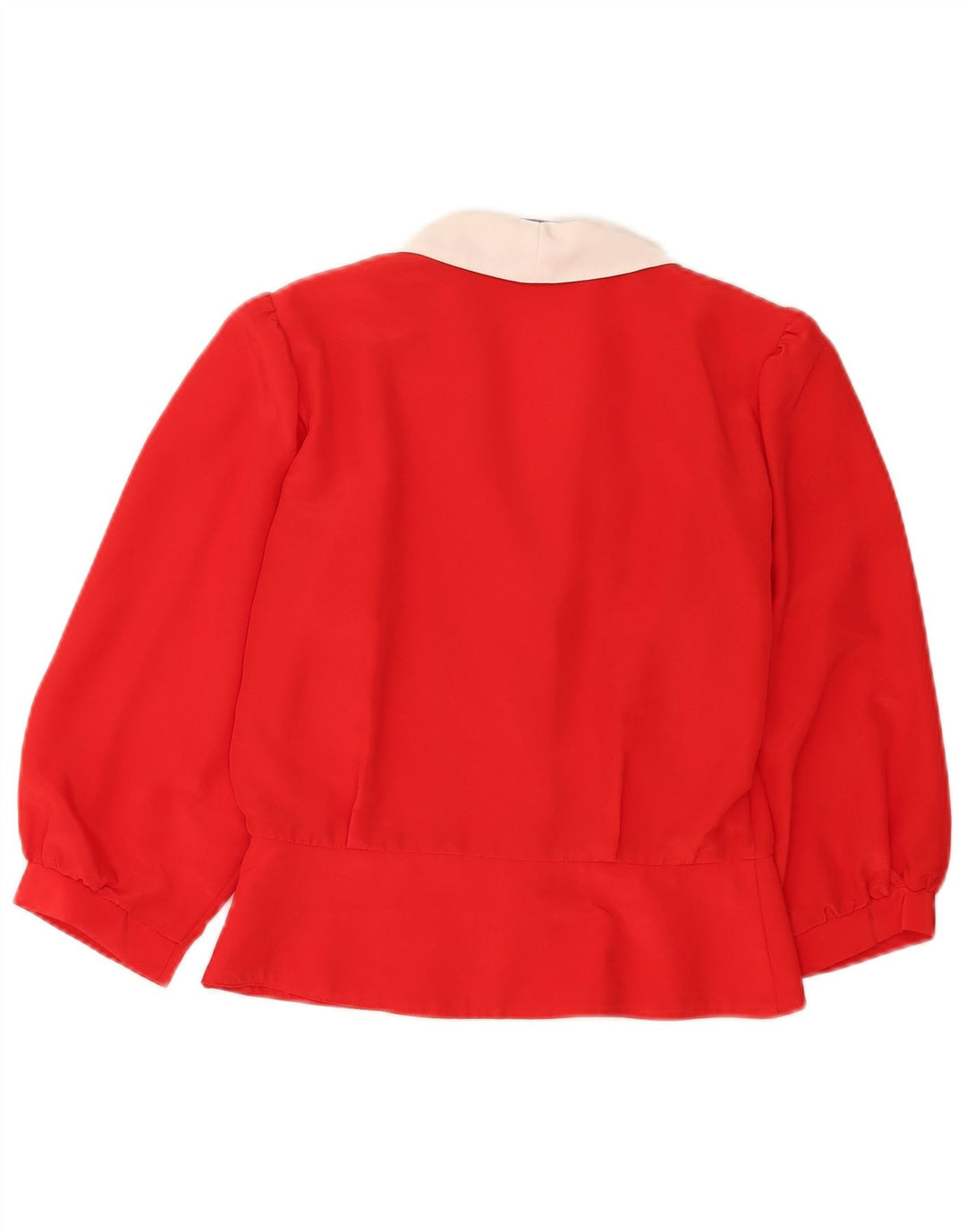 Libra Damen-Hemdbluse mit 3/4-Ärmeln, UK 10, Größe S, Rot, Colourblock-Polyester