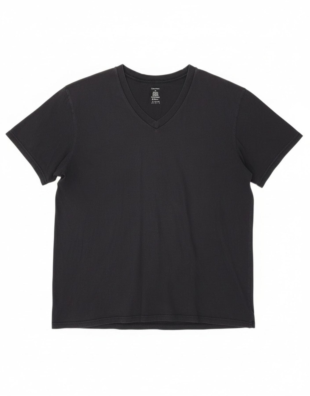 Calvin Klein Herren T-Shirt Top Large Schwarz Baumwolle