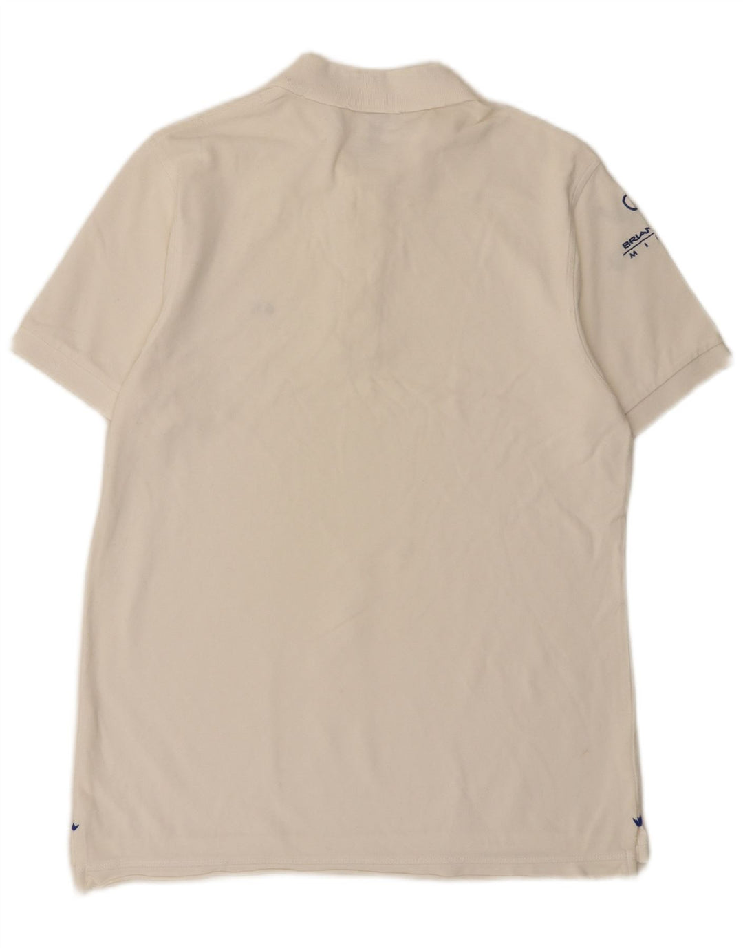 Sun68 Herren-Poloshirt mit Grafik, mittelweiß