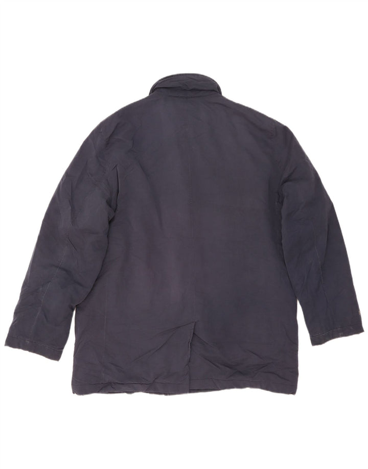 Marks & Spencer Herren-Windbreaker-Jacke, UK 40, Größe L, Marineblau, Polyester