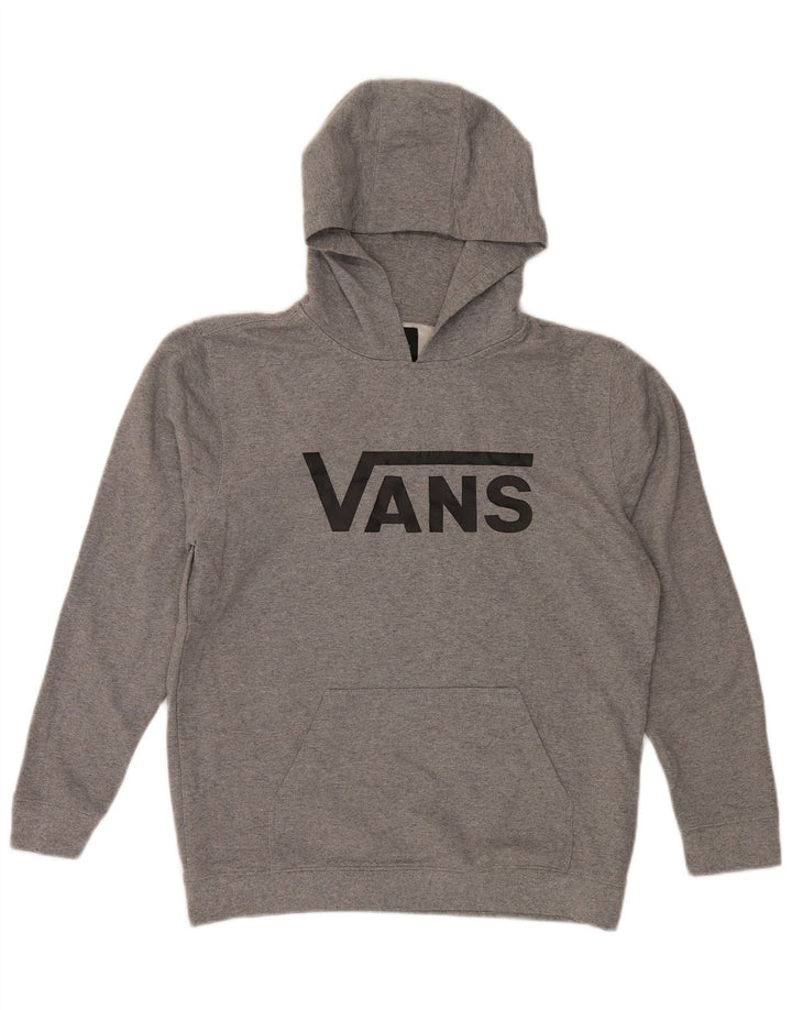 VANS Damen Graphic Hoodie Pullover UK 18 XL Graue Baumwolle
