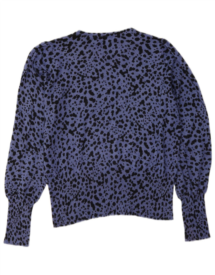 Marks & Spencer Damen-Pullover mit U-Boot-Ausschnitt, Gr. 12, Mittelblau