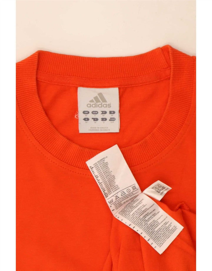 Adidas Herren T-Shirt Top Mittelorange Baumwolle