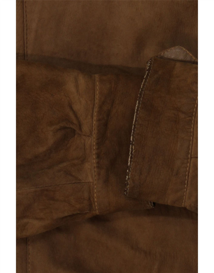 Vintage Herren Lederjacke UK 40 Large Beige