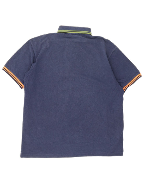 Fred Perry Jungen-Poloshirt, 15–16 Jahre, marineblaue Baumwolle