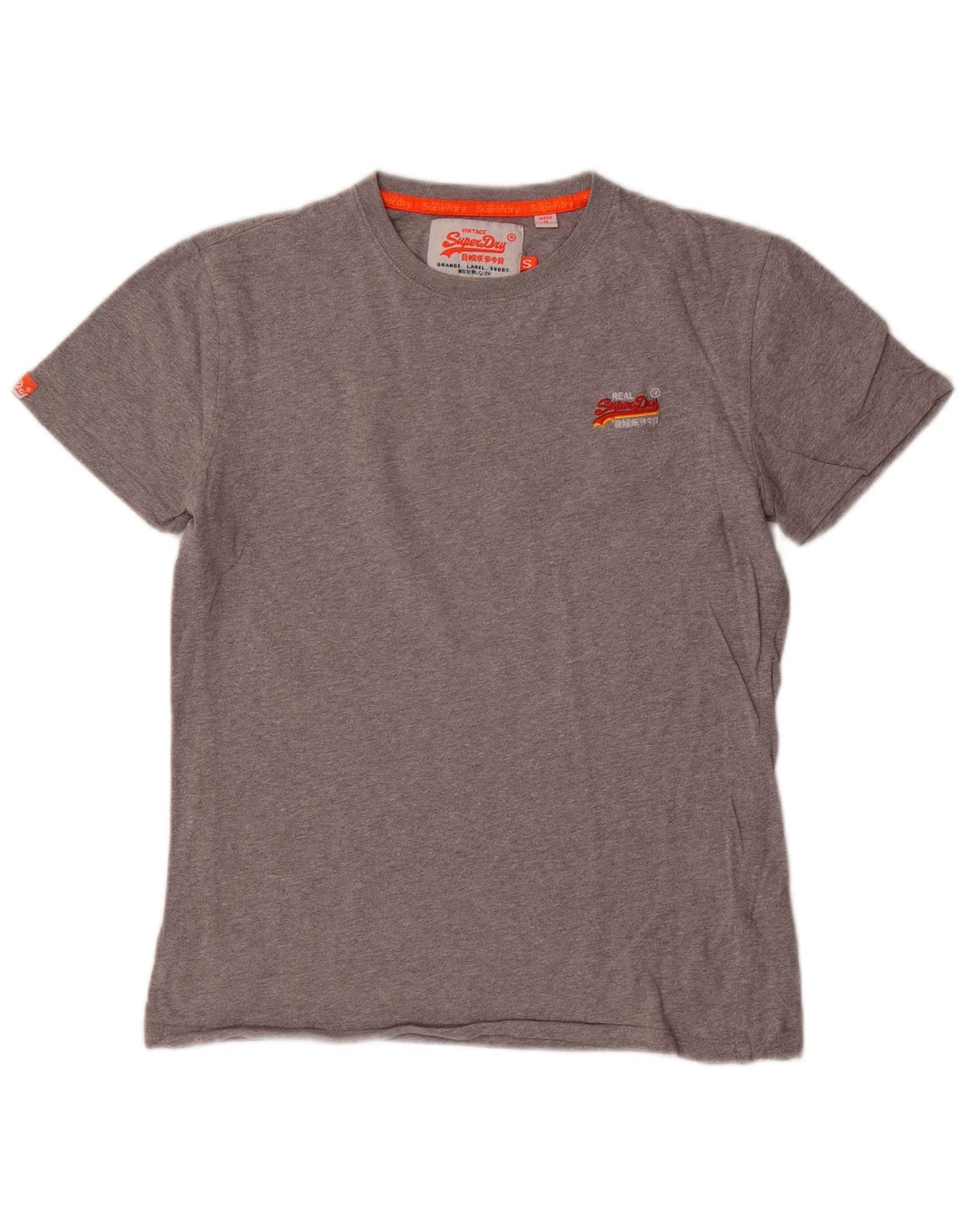 Superdry Herren T-Shirt Top Small Grau