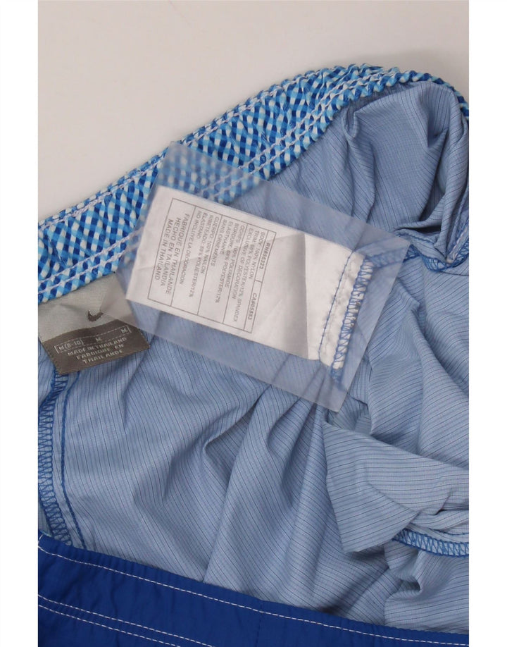 Nike Damen Sportshorts US 8/10 Mittelblaues Nylon