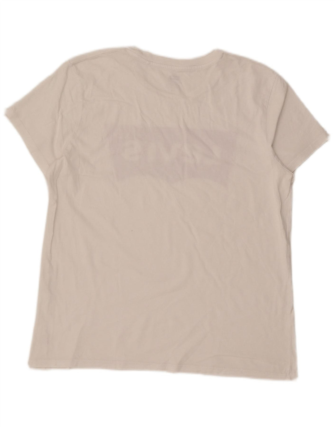 Levi's Damen Grafik-T-Shirt-Oberteil UK 16 Large Weiß