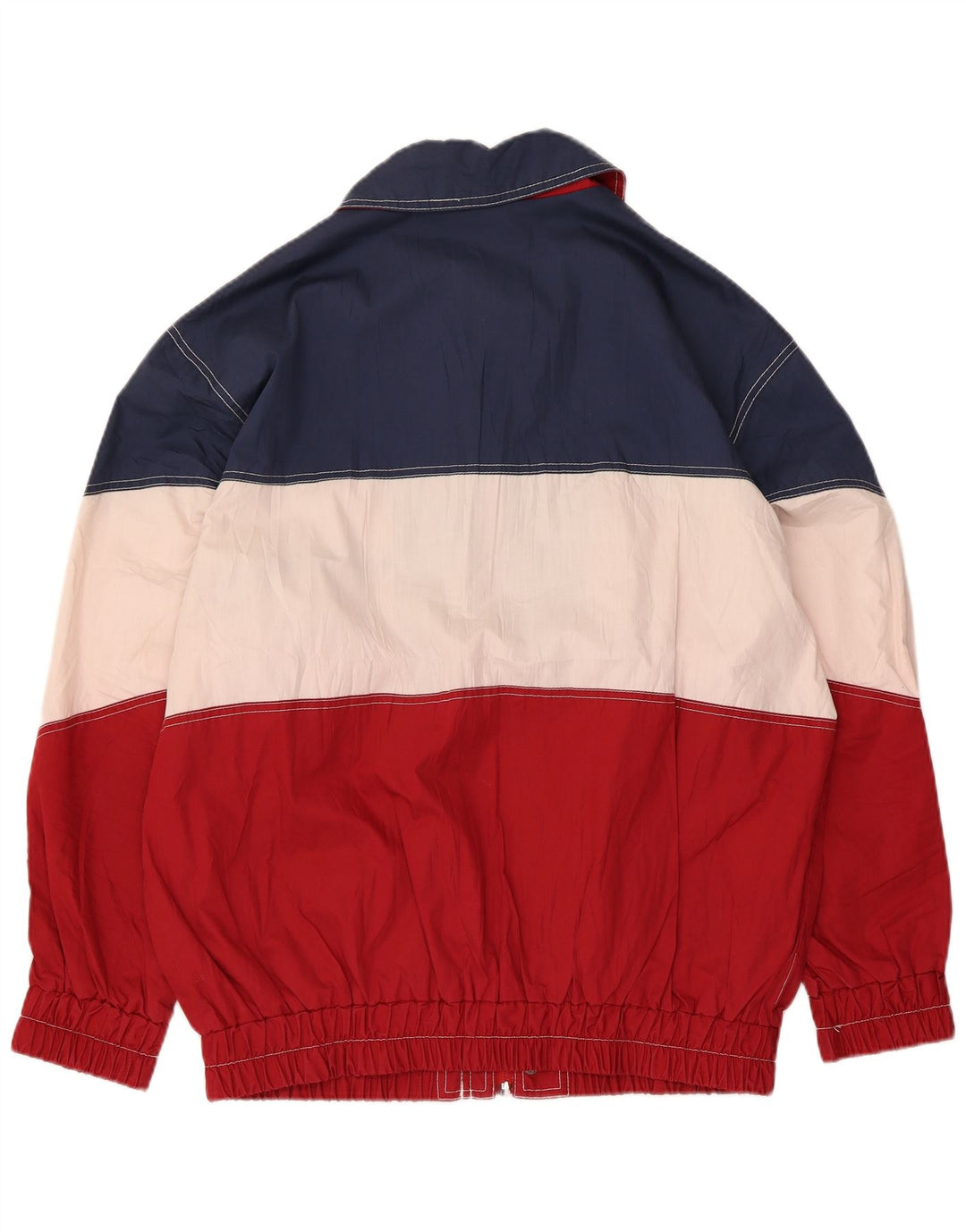 Vintage Herren Bomberjacke IT 50 Medium Mehrfarbiger Farbblock