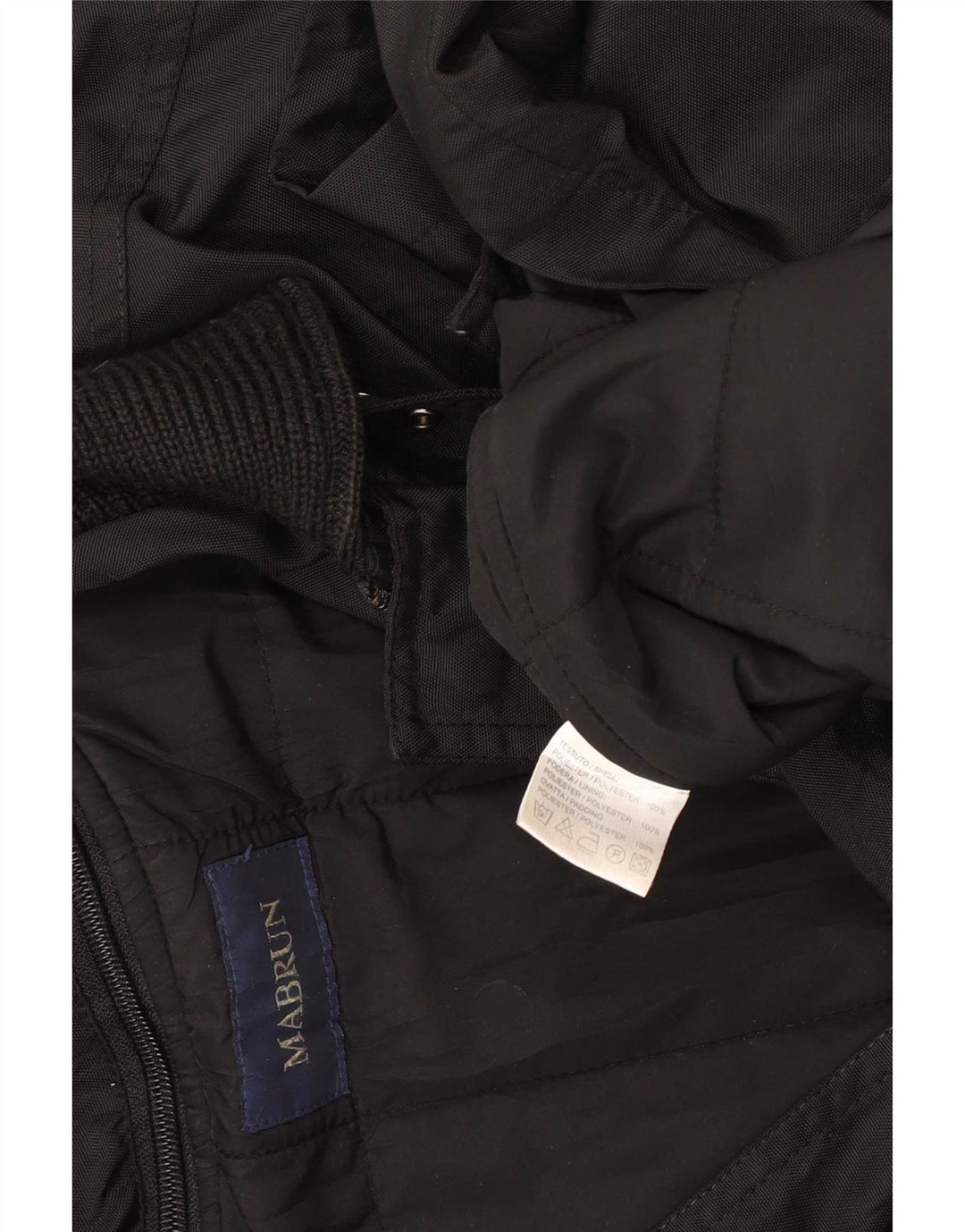 Mabrun Herren Utility Jacke UK 42 XL Schwarz Polyester