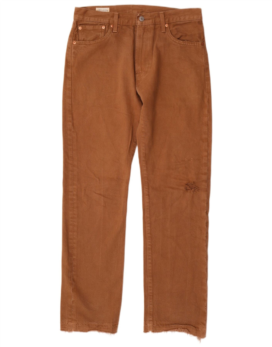 Levi's Herren 551 Straight Jeans W30 L32 Braune Baumwolle