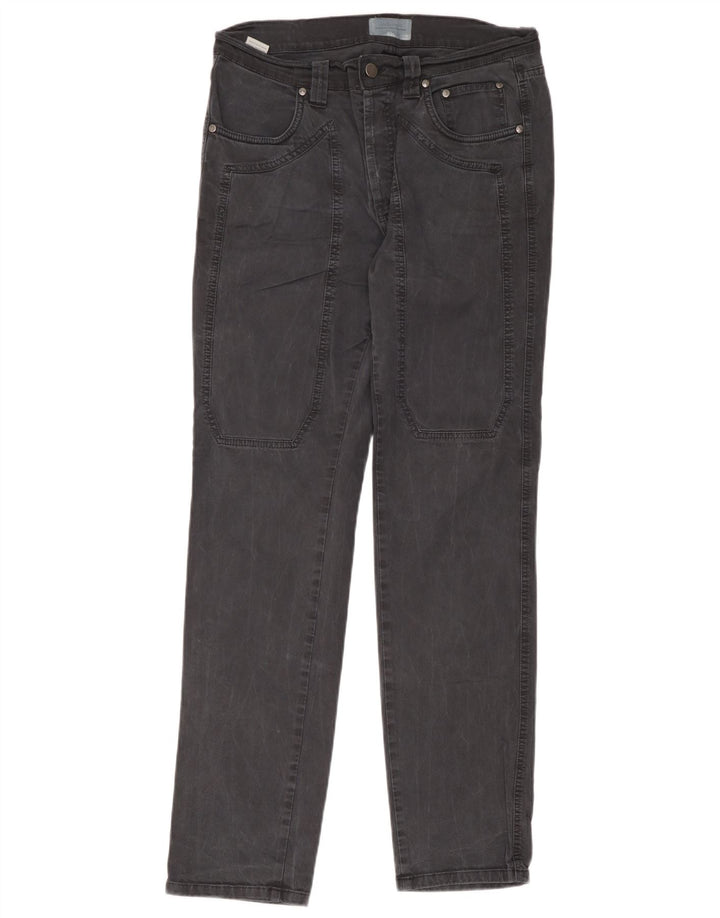 Jeckerson Herren Straight Jeans W34 L33 Graue Baumwolle