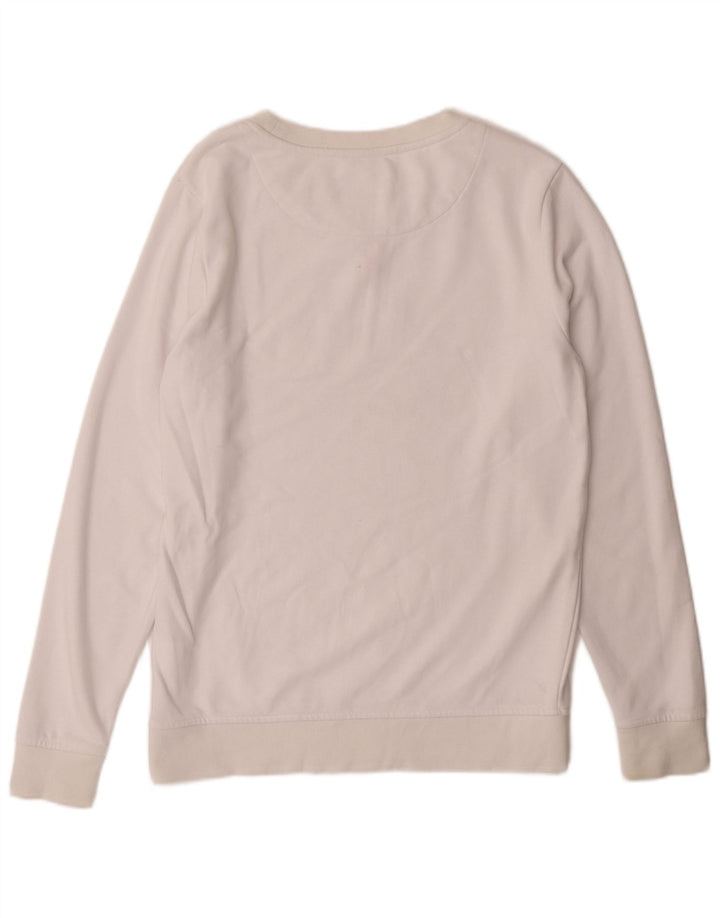 KAPPA Herren-Sweatshirt mit Grafik, mittelweiße Baumwolle
