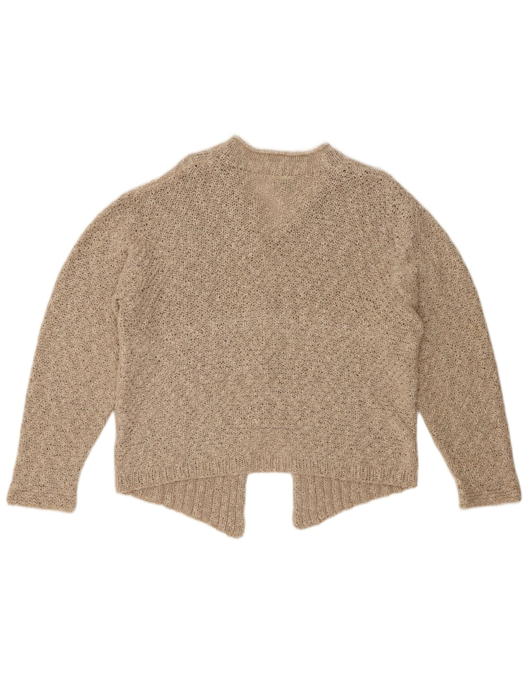Tivoli Damen-Strickjacke in Übergröße, UK 14, Mittelbeige, Leinen