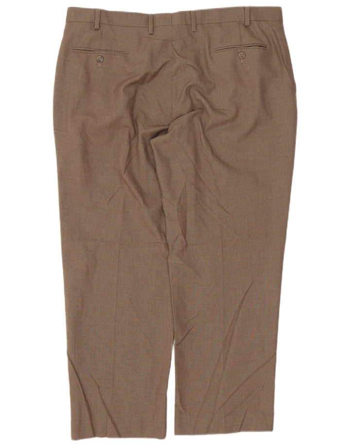 Gerade Anzughose für Herren von Izod, W40, L29, braun, Polyester