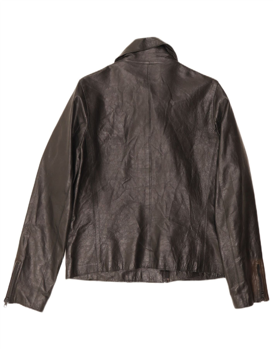 Vintage Herren Bikerjacke UK 34 XS Schwarz