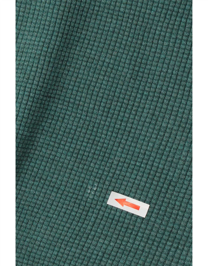 Marks & Spencer Herren-Pullover mit Rundhalsausschnitt, groß, grün, Polyester
