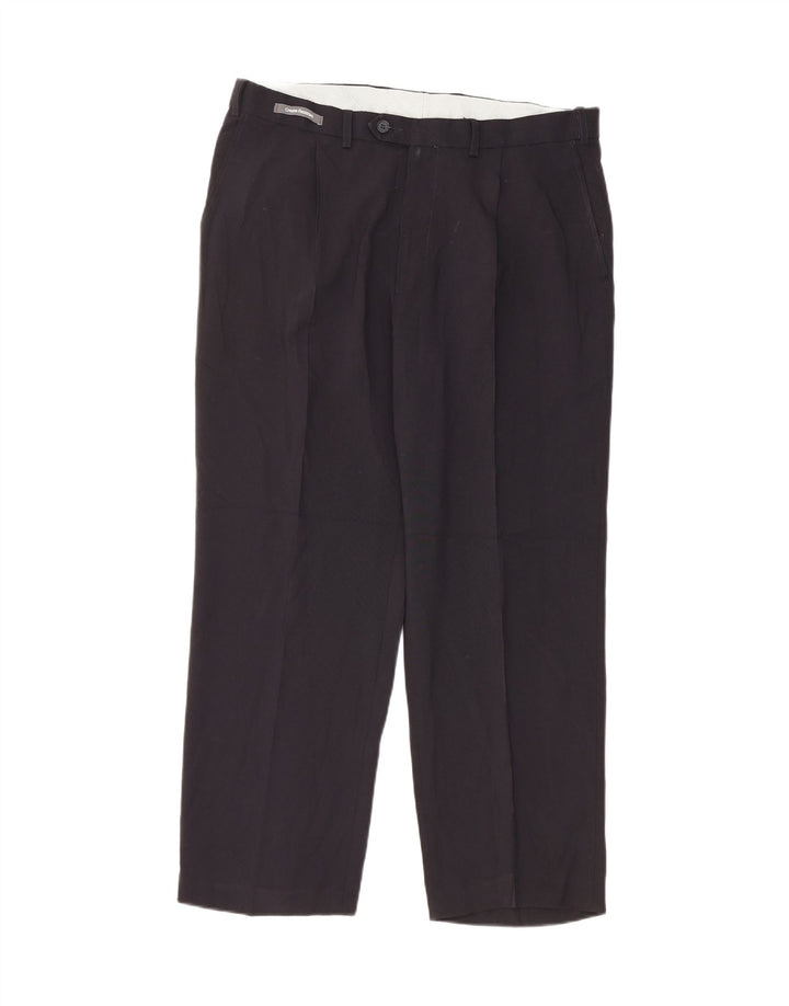 Marks & Spencer Herren-Chinohose mit Pegged, W36, L29, Marineblau, klassisch
