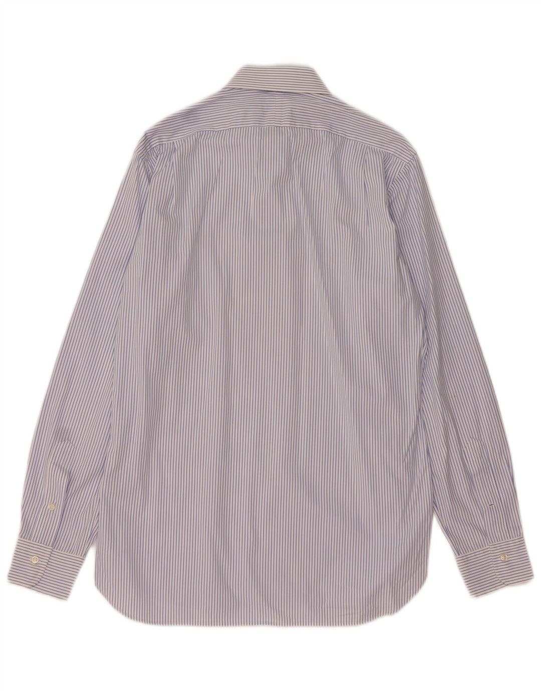 Polo Ralph Lauren Herrenhemd, Größe 15, mittelblau gestreift, Baumwolle