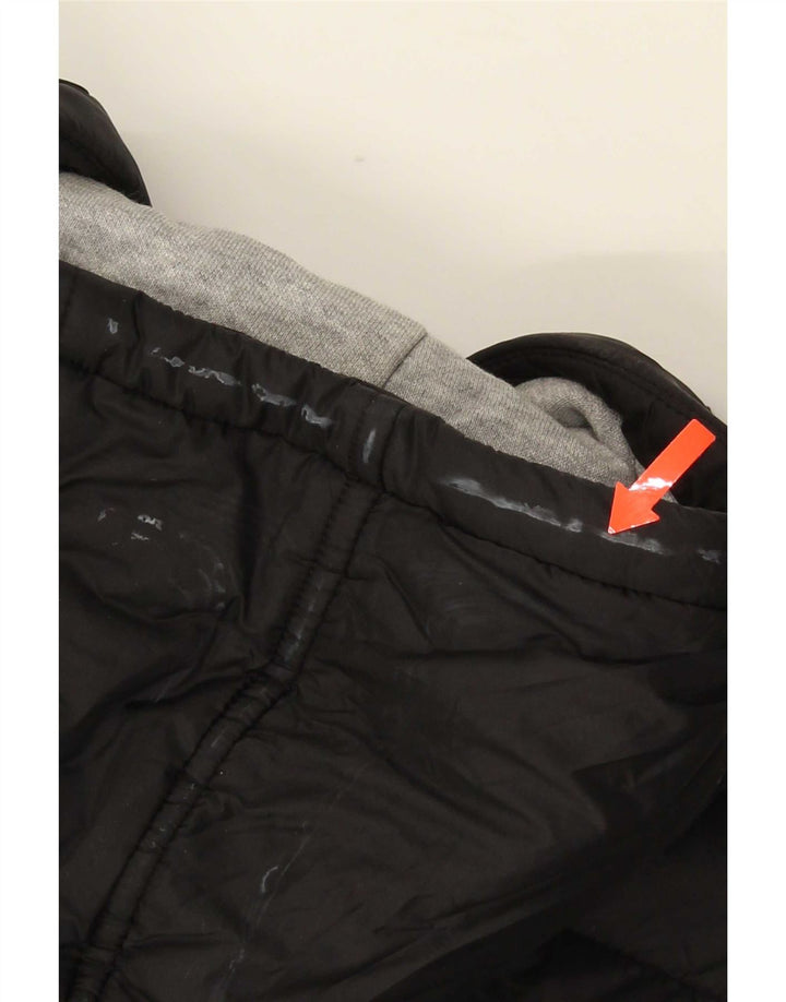 Champion Herren-Jacke mit Kapuze, gepolstert, UK 38, mittelschwarz, Polyamid