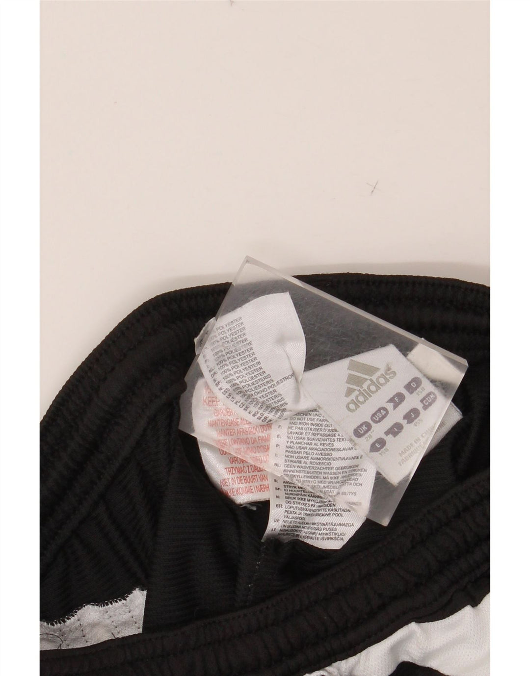 ADIDAS Sportshorts für Jungen, 12–13 Jahre, schwarzes Colourblock-Polyester