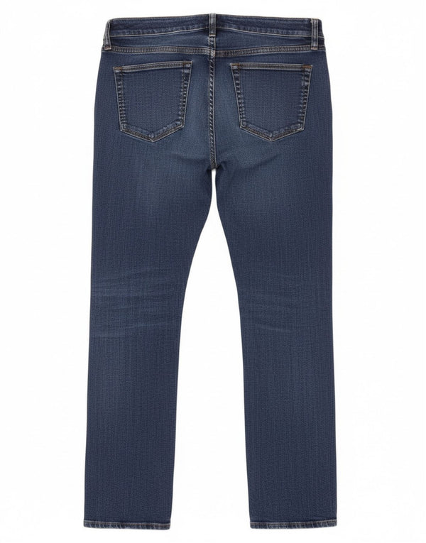 Ralph Lauren Damen Curvy Straight Jeans US 8 Medium W30 L29 Blaue Baumwolle