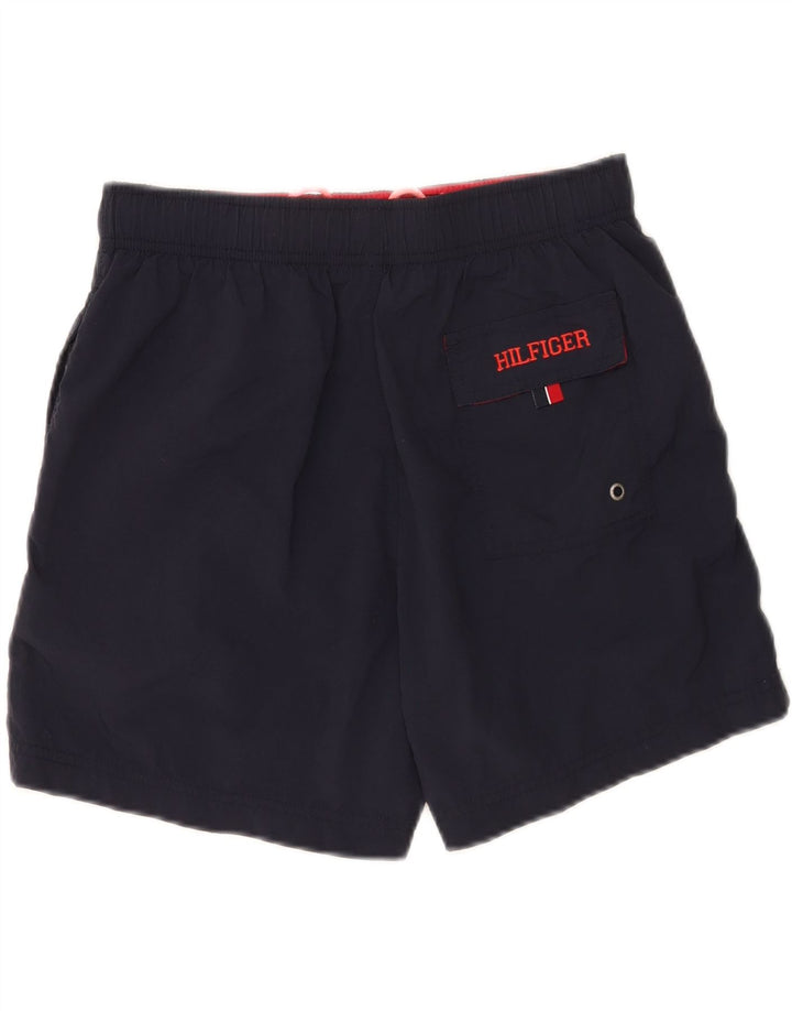 Tommy Hilfiger Herren-Badeshorts, klein, marineblaues Nylon
