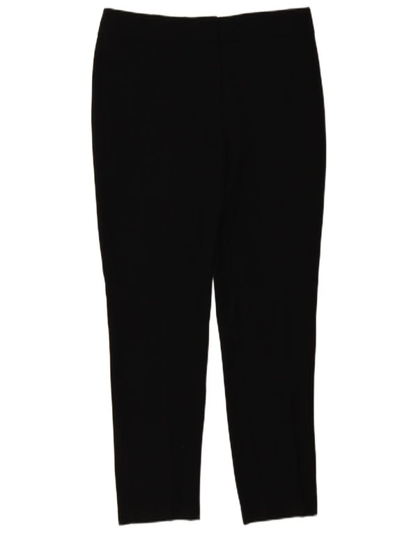 Marks & Spencer Damen Tapered Freizeithose UK 12 Medium W32 L30 Schwarz