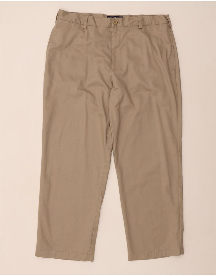 IZOD Herren-Chinohose mit klassischer Passform, gerade Passform, W36, L29, Beige, Baumwolle