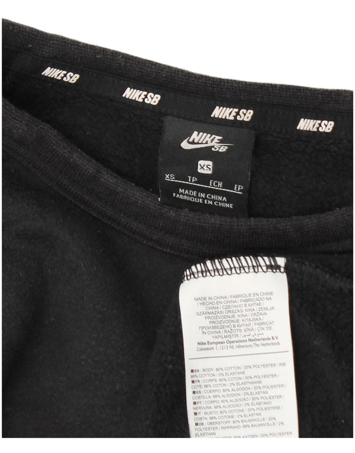 Nike Herren Sweatshirt Pullover XS Grau Baumwolle