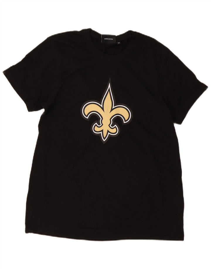 NFL Herren-Grafik-T-Shirt aus mittelschwarzer Baumwolle