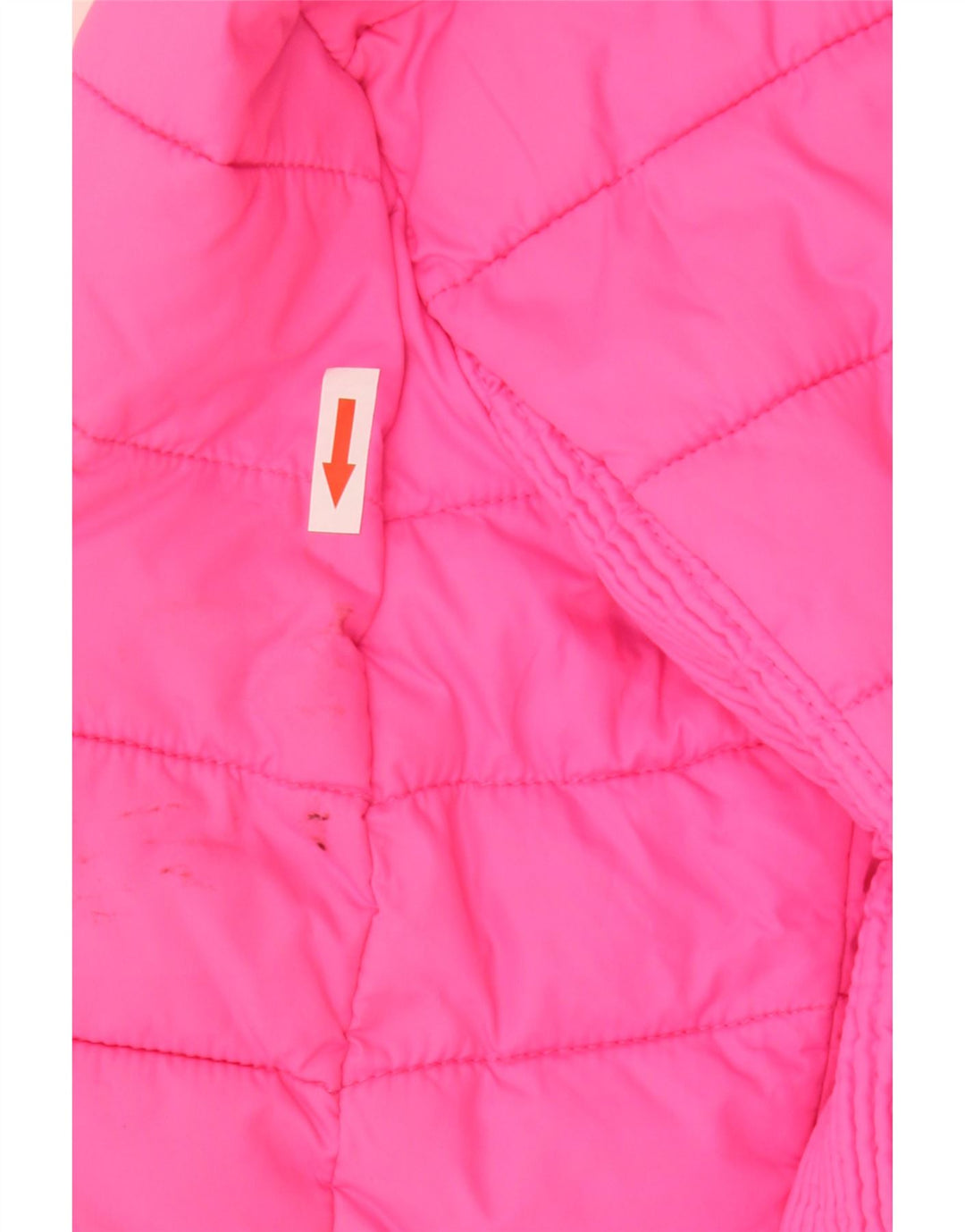 Superdry Wattierte Damenjacke mit Kapuze, UK 14, Größe L, Rosa, Polyester