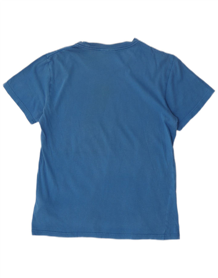 Adidas Herren Grafik T-Shirt Top Small Blau Baumwolle