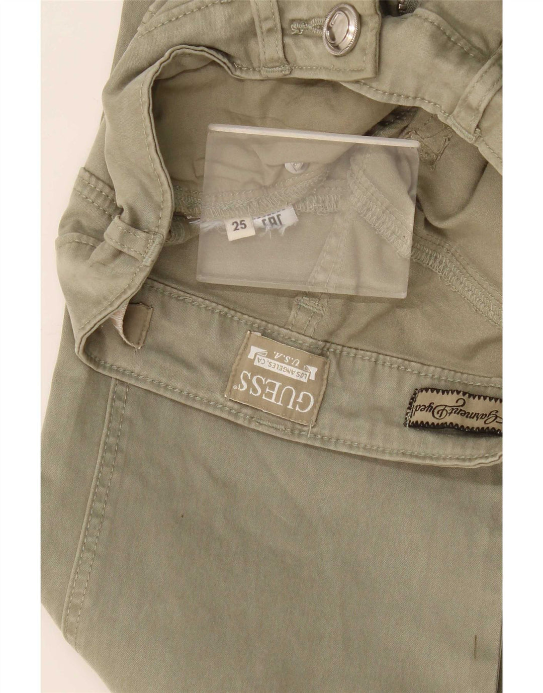 Guess Bootcut-Jeans mit hohem Bund für Damen, W25, L31, Grün