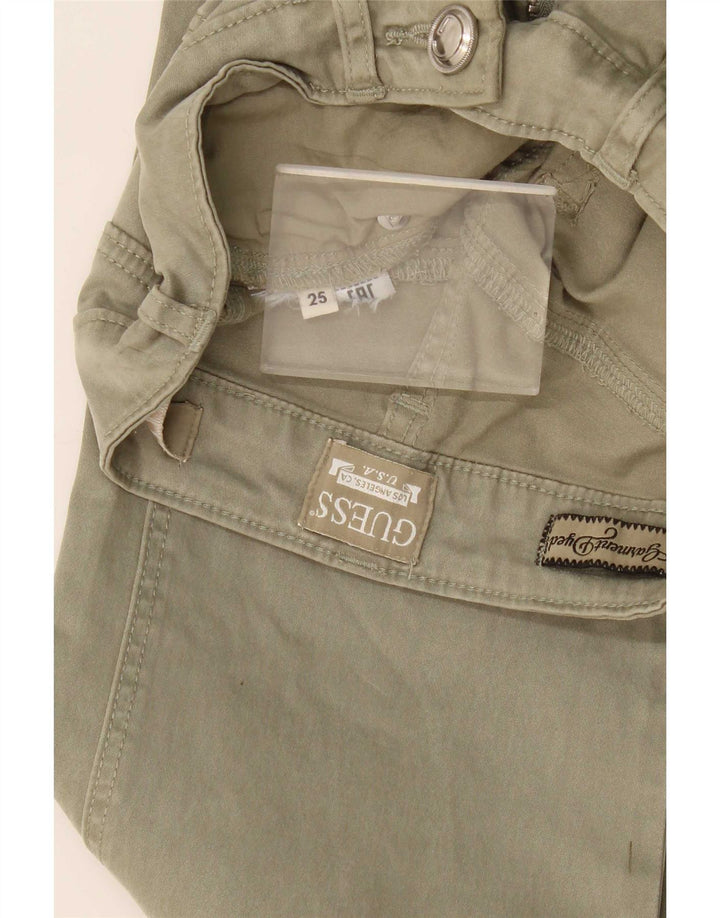 Guess Bootcut-Jeans mit hohem Bund für Damen, W25, L31, Grün