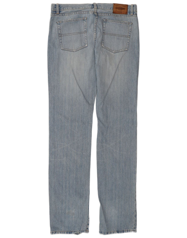 Ralph Lauren Damen Slim Jeans US 12 Large W34 L37 Blaue Baumwolle
