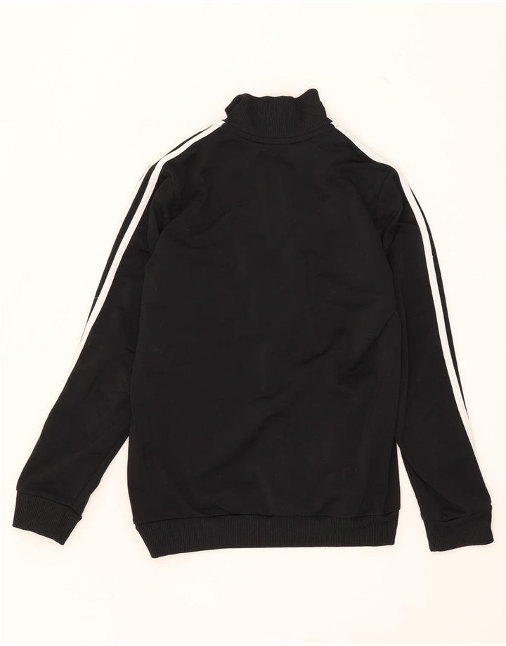 Adidas Jungen-Trainingsanzug-Top-Jacke, 11–12 Jahre, schwarzes Farbblockdesign