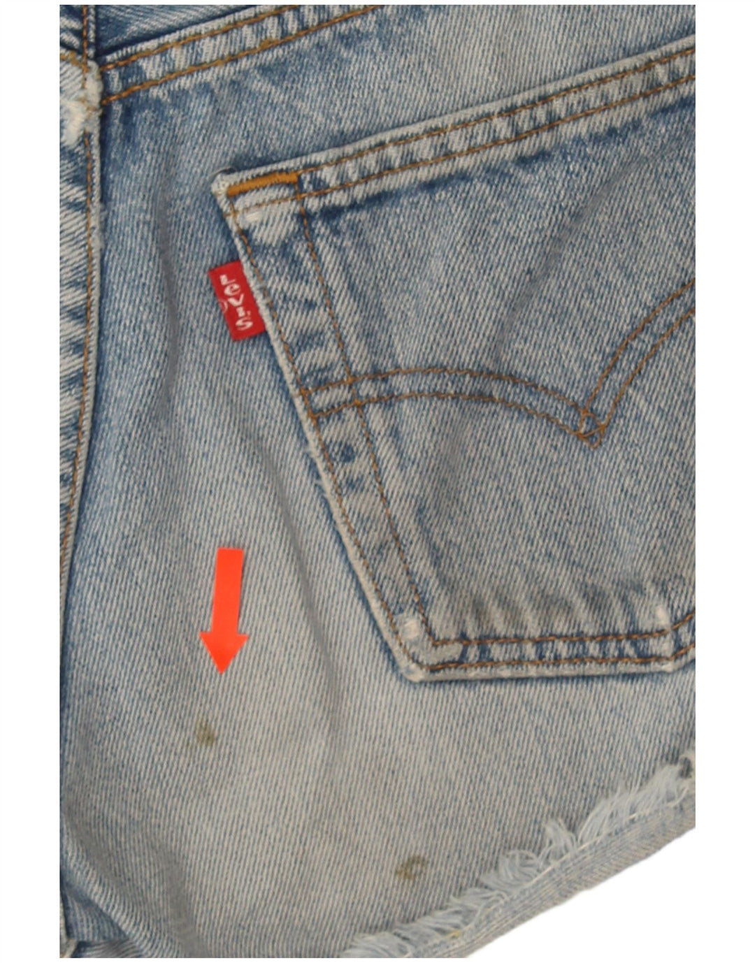 Levi's Damen Jeansshorts W26 Small Blue