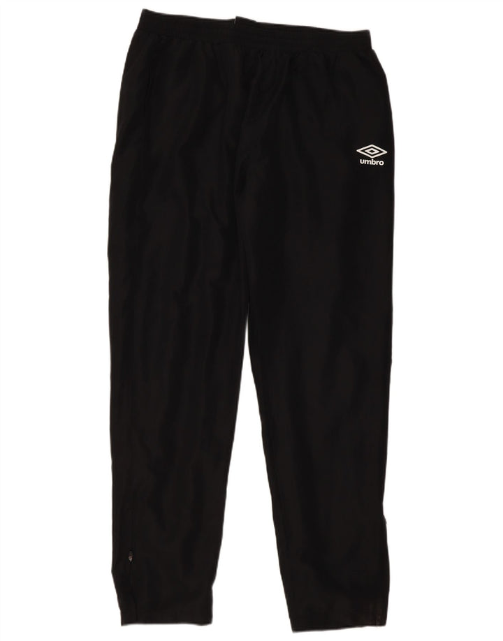 Umbro Herren-Trainingshose, groß, aus schwarzem Polyester