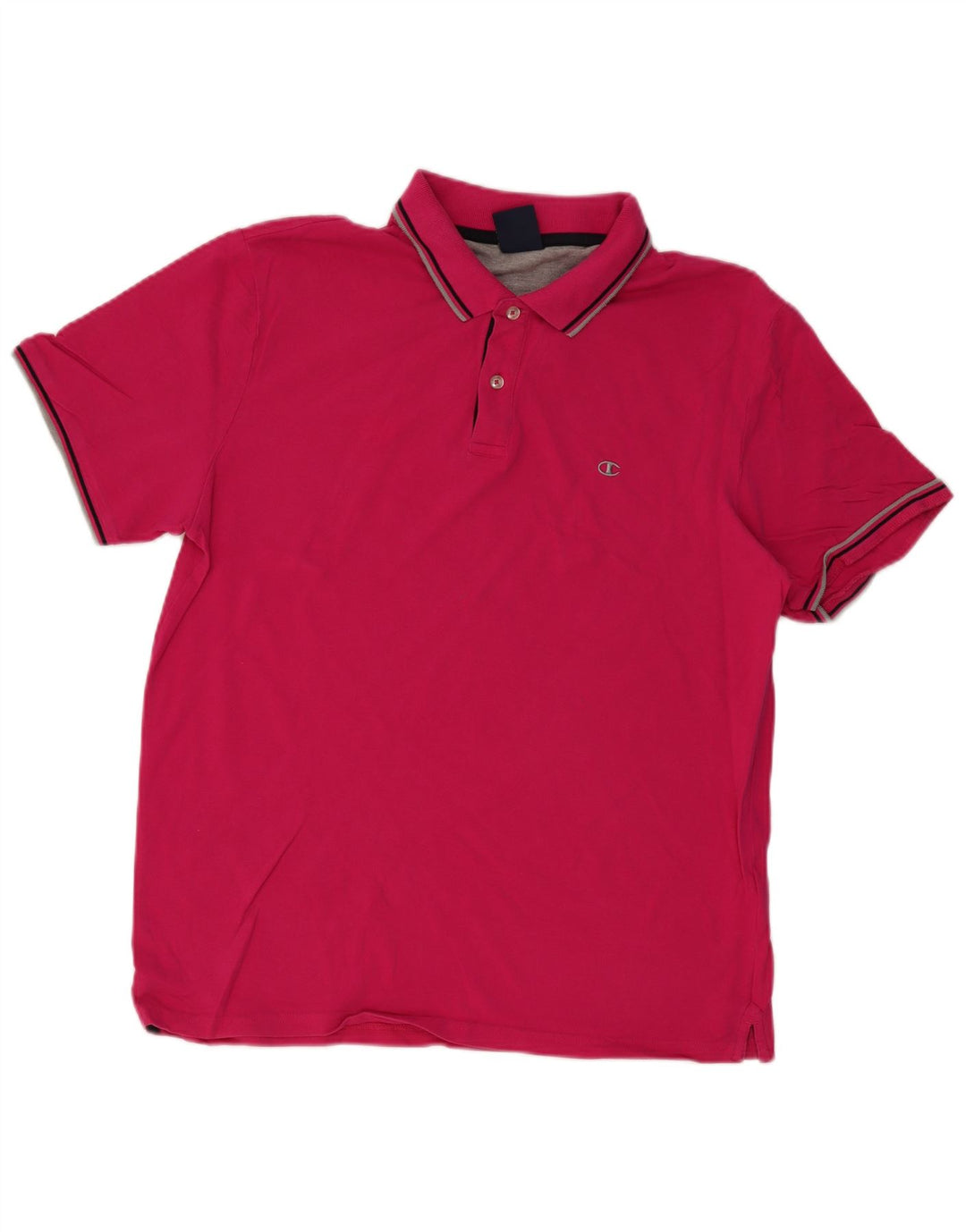 CHAMPION Herren Poloshirt 2XL Rosa Baumwolle