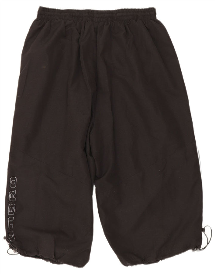 Umbro Herren Graphic Bermuda Sport Shorts Large Schwarz Polyester