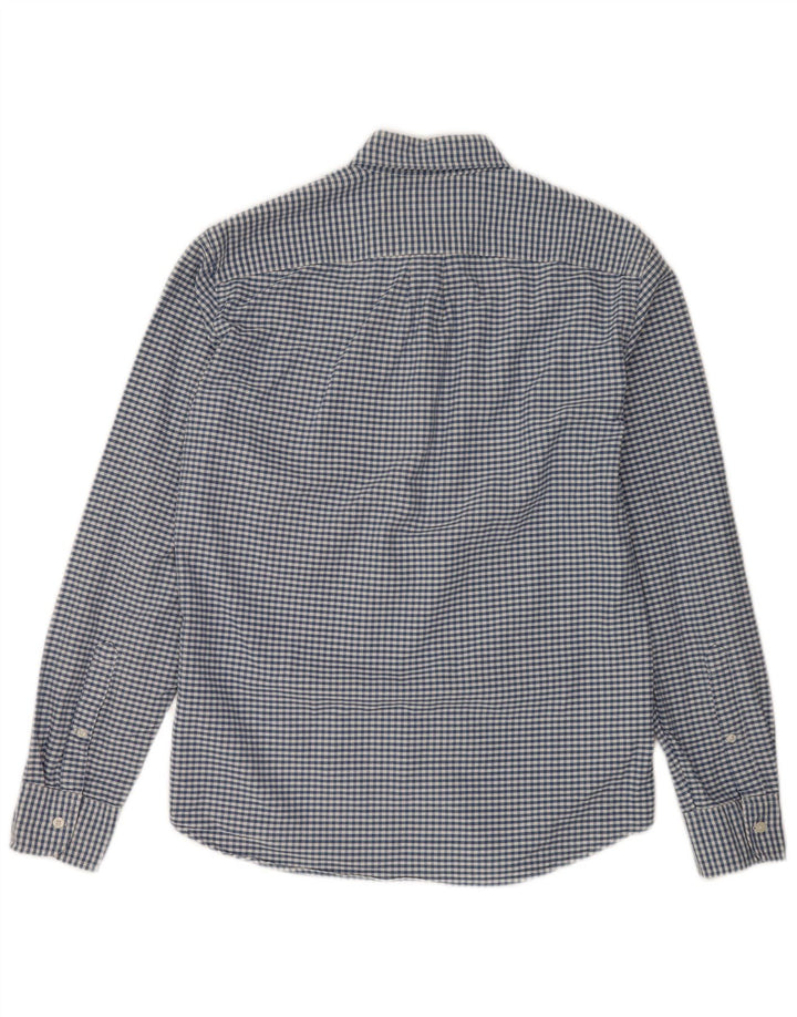J. CREW Slim-Fit-Hemd für Herren aus mittelblauer Gingham-Baumwolle