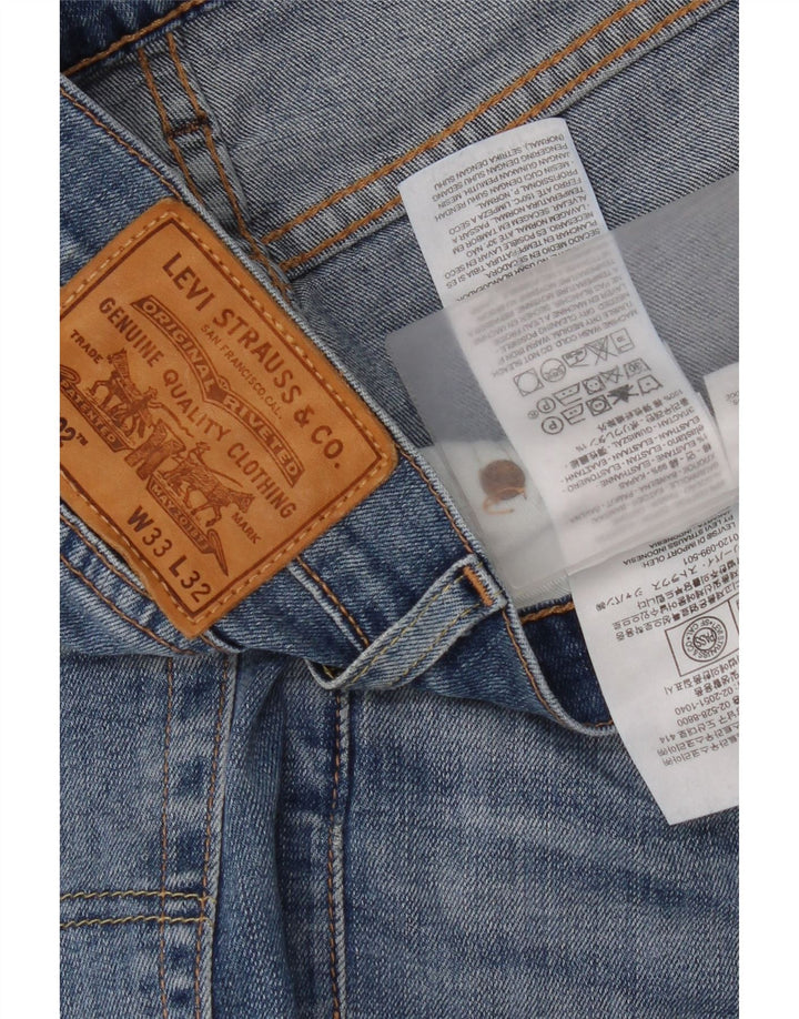 Levi's Herren 502 Tapered Jeans W33 L26 Blaue Baumwolle
