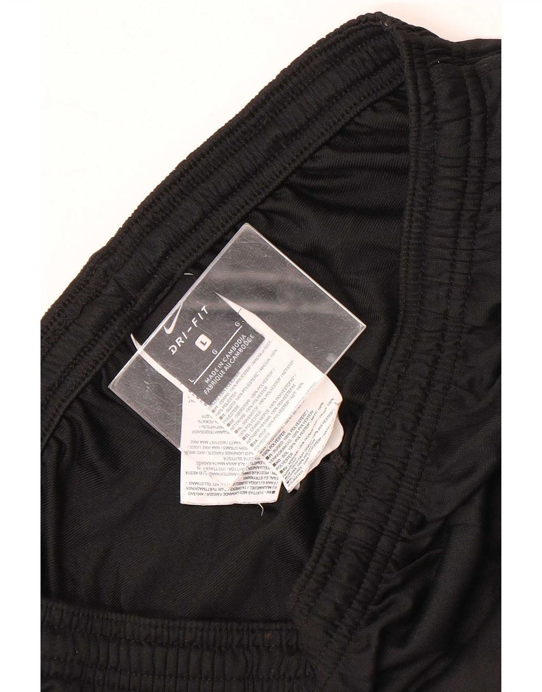 Nike Herren Dri Fit Trainingshose, Größe L, Schwarz, Polyester