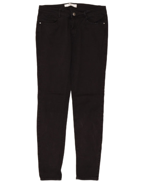 Zara Damen Skinny Jeans EU 38 Small W28 L29 Schwarze Baumwolle