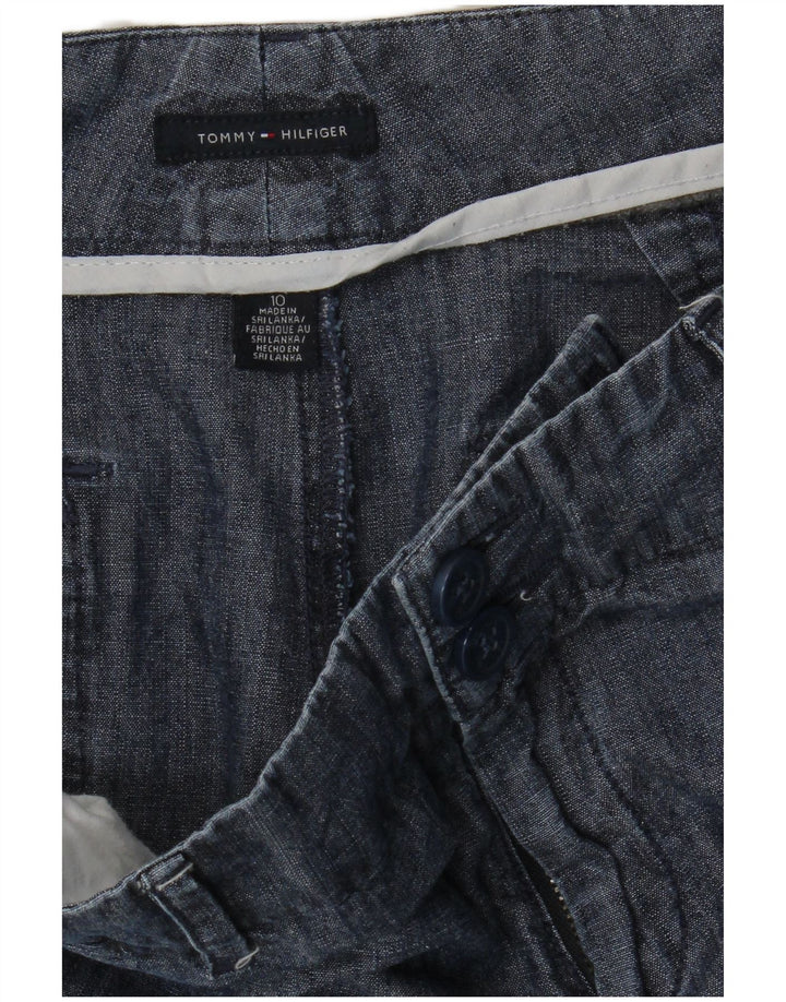 TOMMY HILFIGER Damen Chino-Shorts US 10 Large W36 Marineblau